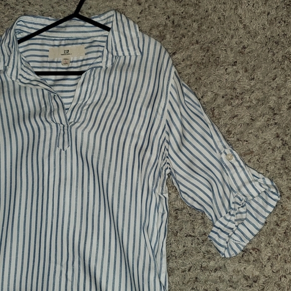 Thread & Supply striped tunic shirt dress, extra small size, comfy and versatile - Picture 4 of 4